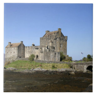 Azulejo De Cerâmica Castelo Eilean Donan, Escócia. O famoso Eilean 3