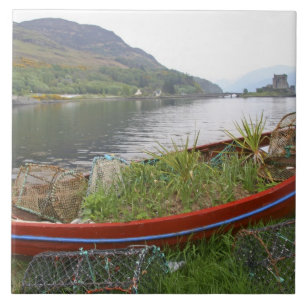 Azulejo De Cerâmica Castelo Eilean Donan, Escócia. O famoso Eilean 4