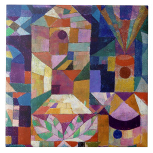 Azulejo De Cerâmica Castle Garden, Paul Klee