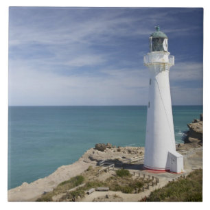 Azulejo De Cerâmica Castle Point Lighthouse, Castlepoint, Wairarapa,