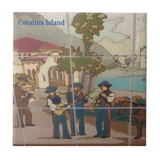 AZULEJO DE CERÂMICA CATALINA ISLAND CERAMIC TILE TRADITION OF THE SONG