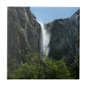 Azulejo De Cerâmica Cataratas Bridalveil no Parque Nacional de Yosemit