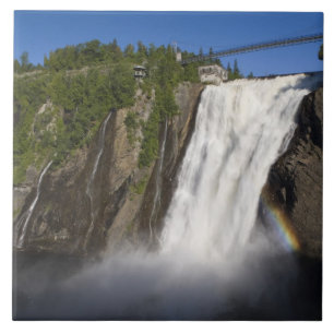 Azulejo De Cerâmica Cataratas Montmorency perto da Cidade de Quebec.
