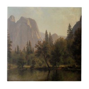 Azulejo De Cerâmica Catedral Rochas, Vale Yosemite Albert Bierstadt