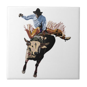 Azulejo De Cerâmica Cavaleiro de Bull