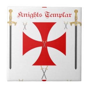 Azulejo De Cerâmica Cavaleiros Templar