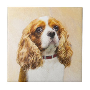 Azulejo De Cerâmica Cavalier King Charles Spaniel Original