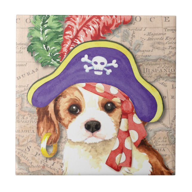 Azulejo De Cerâmica Cavalier Pirate (Frente)
