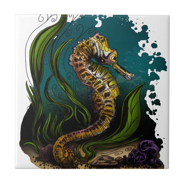 Azulejo De Cerâmica Cavalo (Frente)