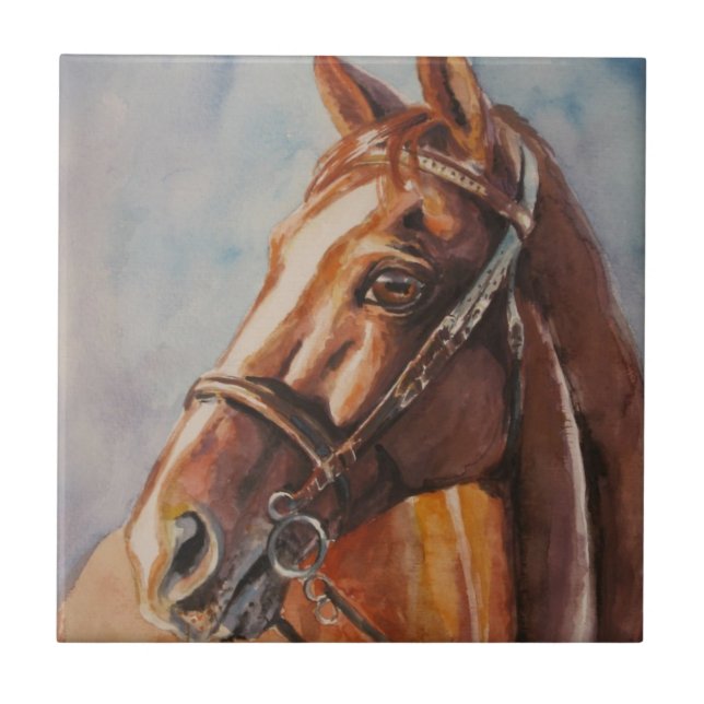 Azulejo De Cerâmica Cavalo 2 (Frente)