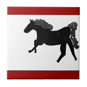 Azulejo De Cerâmica cavalo celta 2