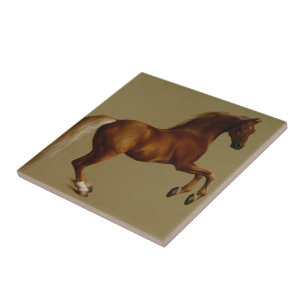 Azulejo De Cerâmica Cavalo de raça de Whistlejacket por George Stubbs