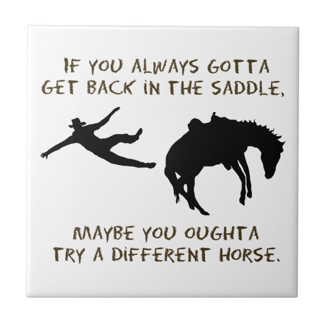 Azulejo De Cerâmica Cavalo Diferente (Frente)