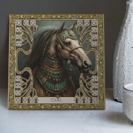 Azulejo De Cerâmica Cavalo Espírito Encantado Personalizado