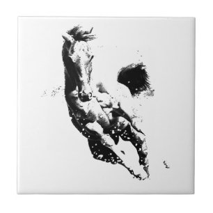 Azulejo De Cerâmica Cavalo Running