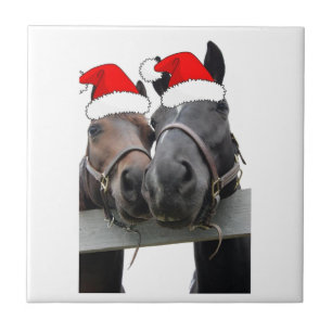 Azulejo De Cerâmica Cavalos de Natal