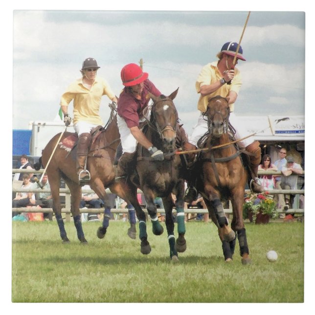 AZULEJO DE CERÂMICA  CAVALOS ESPORTIVOS (Frente)