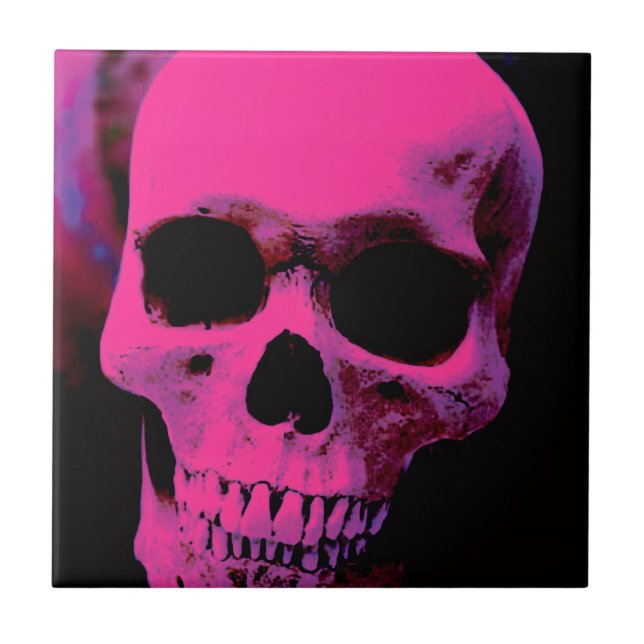 Azulejo De Cerâmica Caveira (Frente)