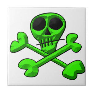 Azulejo De Cerâmica Caveira