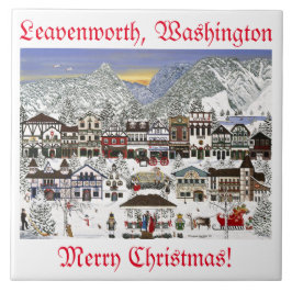 Azulejo De Cerâmica Celebração dos Feriados em Leavenworth