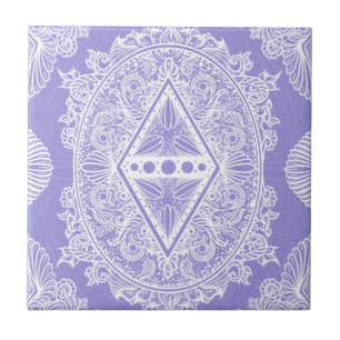 Azulejo De Cerâmica Celestial Diamond Mandala