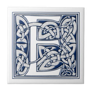 Azulejo De Cerâmica Celtic E Monograma