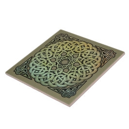 Azulejo De Cerâmica Celtic Knotwork Mandala