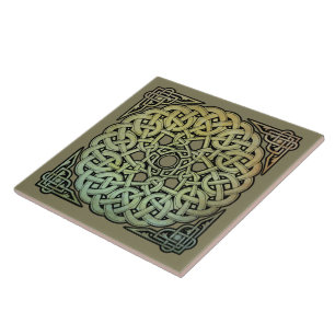 Azulejo De Cerâmica Celtic Knotwork Mandala