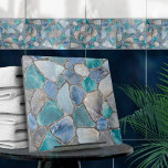 Azulejo De Cerâmica Células moonstone, mármore e prata- mosaico<br><div class="desc">Este azulejo maravilhoso faz parte da minha coleção Mágica de Monone, com texturas espetaculares de pedra lunar. Use-o para criar o olhar atordoante no banheiro ou no chá - mosaico do azulejo de sotaque atrás do misturador ou da banheira, por exemplo, ou use-o para a mesa com artesanatos ou para...</div>