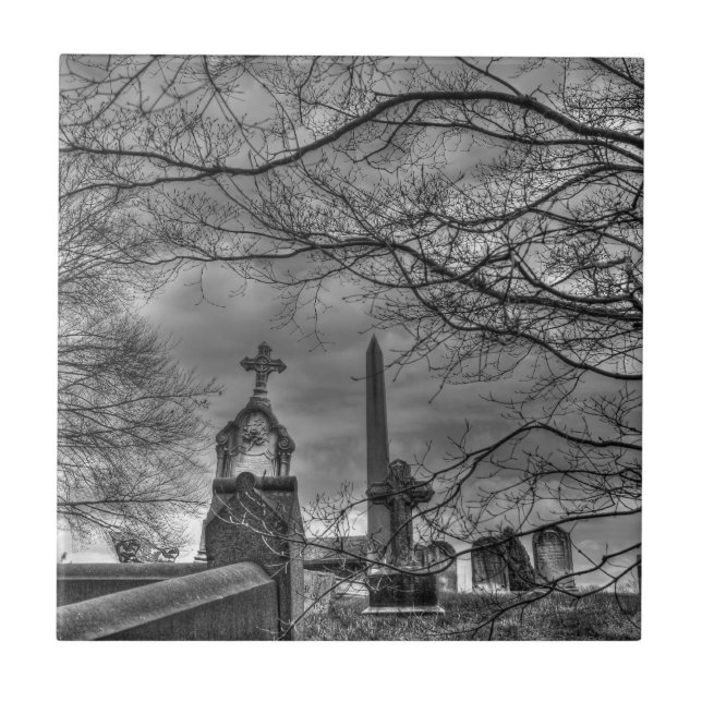 Azulejo De Cerâmica cemitério delével (Frente)