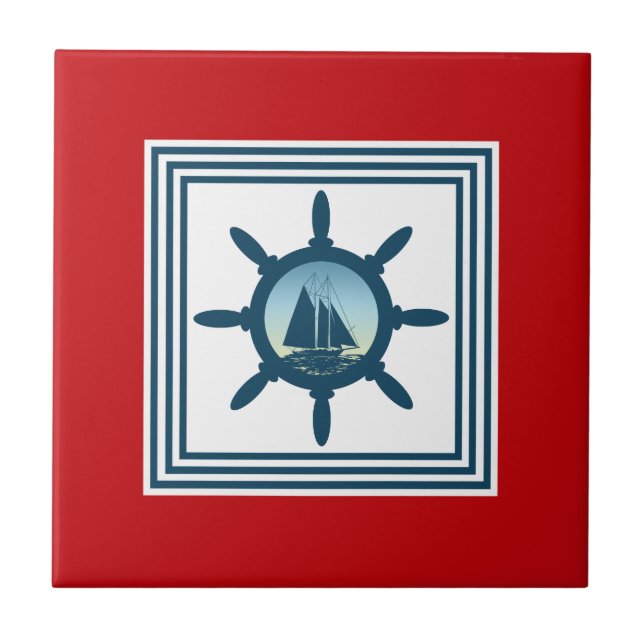 Azulejo De Cerâmica Cena de navegação (Frente)
