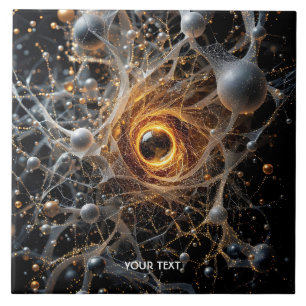 Azulejo De Cerâmica Cena do Espaço de Abstrato Fantasy