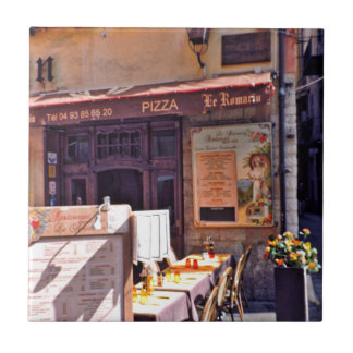 Azulejo De Cerâmica Cena francesa do café