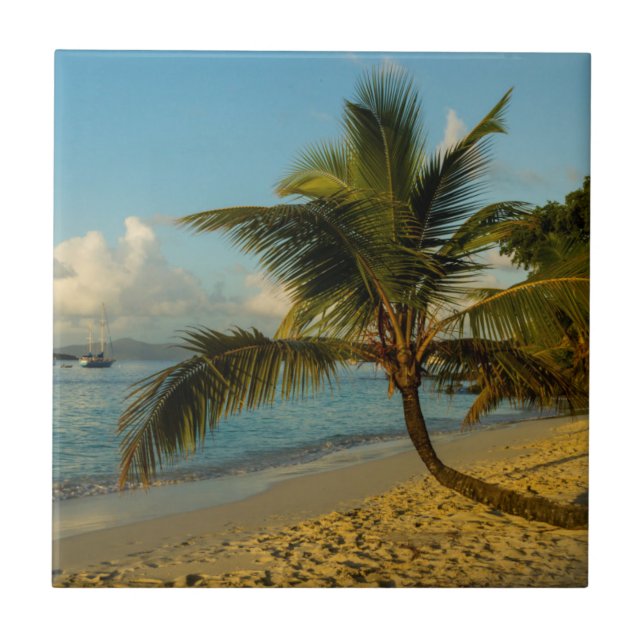 Azulejo De Cerâmica Cenário de praia (Frente)