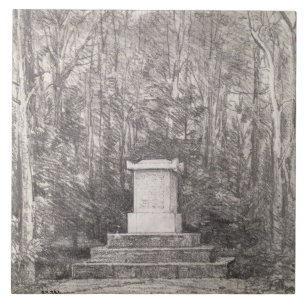 Azulejo De Cerâmica Cenotaph ao senhor Joshua Reynolds em Coleorton