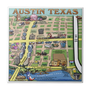Azulejo De Cerâmica Centro Austin Texas 14