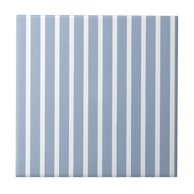 Azulejo De Cerâmica Ceramic Tile  Blue Stripe  (Frente)