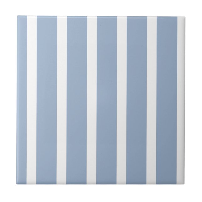 Azulejo De Cerâmica Ceramic Tile  Blue Stripe  (Frente)