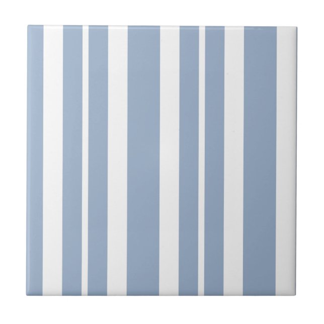 Azulejo De Cerâmica Ceramic Tile  Blue Stripe  (Frente)