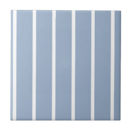 Azulejo De Cerâmica Ceramic Tile Blue & White Stripe 