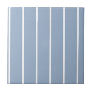 Azulejo De Cerâmica Ceramic Tile Blue & White Stripe