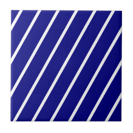 Azulejo De Cerâmica Ceramic Tile Blue & White Stripe