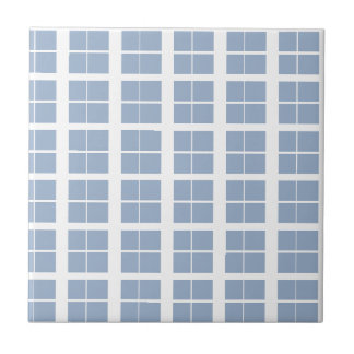 Azulejo De Cerâmica Ceramic Tile Blue & White Stripe Square