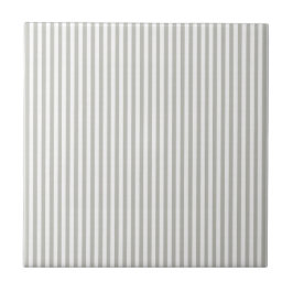 Azulejo De Cerâmica Ceramic Tile Grey & White Stripe