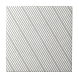Azulejo De Cerâmica Ceramic Tile Grey & White Stripe