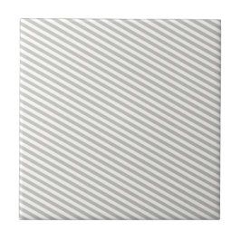 Azulejo De Cerâmica Ceramic Tile Grey & White Stripe