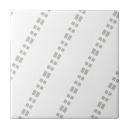 Azulejo De Cerâmica Ceramic Tile Grey & White Stripe