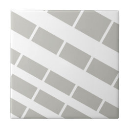 Azulejo De Cerâmica Ceramic Tile Grey & White Stripe