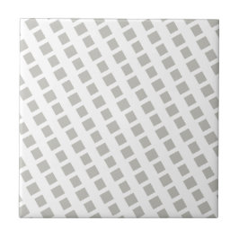 Azulejo De Cerâmica Ceramic Tile Grey & White Stripe Square