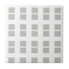 Azulejo De Cerâmica Ceramic Tile Grey & White Stripe Square